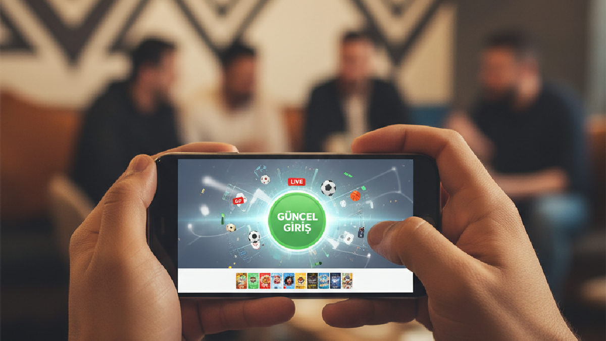 Akıllı telefondan Bets10 güncel giriş sayfasına erişen bir kullanıcı